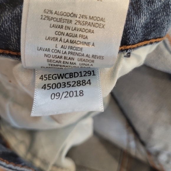 Sam Edelman The Kitten Mid Rise Skinny Ankle with Raw Hem - Picture 7 of 7